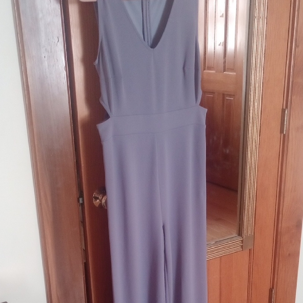 Elegant Lavender Sleeveless Jumpsuit